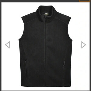 Core 365 Men's Black Cruise Two-Layer  Soft  Vest